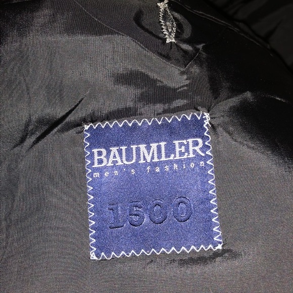 Mens Classic Black blazer made by Baumler - Picture 7 of 9